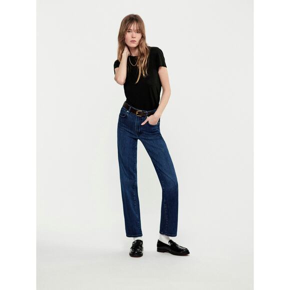 Frame Denim Le Sleek Straight Thunderstorm Size 28 - Picture 1 of 7